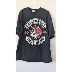 Pro Cali California True Blood‎ Skull Graphic T-Shirt 2XL-Tall Vintage